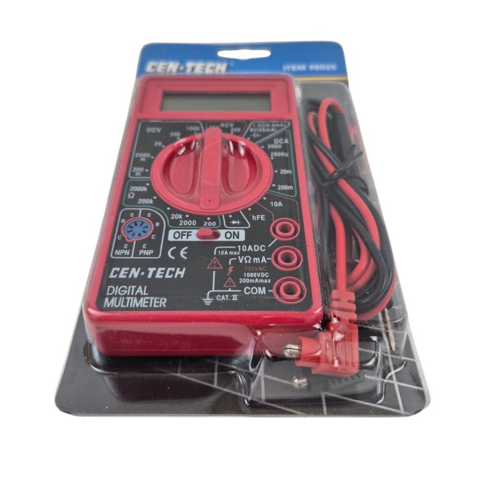 Cen Tech 7 Function Multi Tester Digital Multimeter 98025 NOS LCD Display - Picture 4 of 8